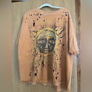 Urban Outfitters Women’s X SubLime Distressed over sized t shirt